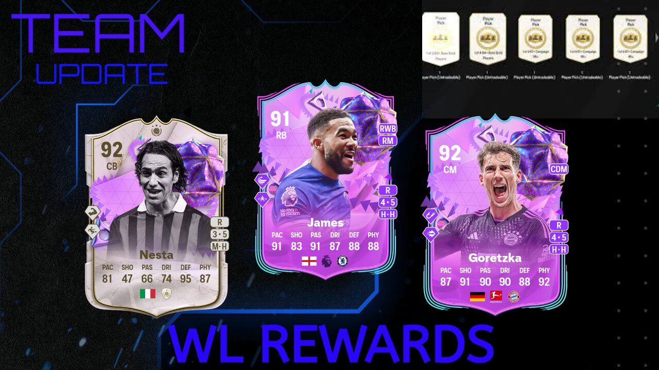 WL REWARDS + TEAM UPDATE