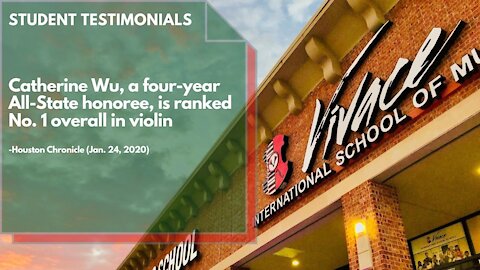 A Four-Year All-State Honoree, is Ranked No. 1 Overall in Violin - Houston Chronicle (Jan. 24, 2020)