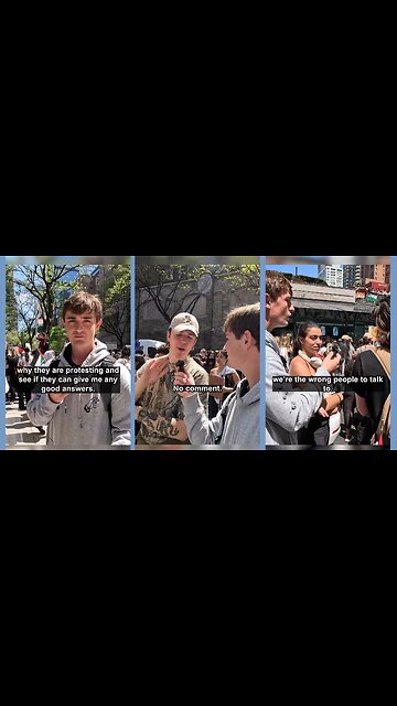 Just a reminder these protesters have absolutely NO IDEA why they are protesting