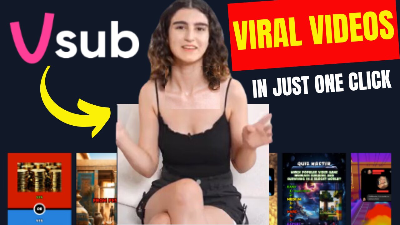 🤖 Vsub Ai:➜Transforming Faceless Video Creation ! Best AI Video Generator