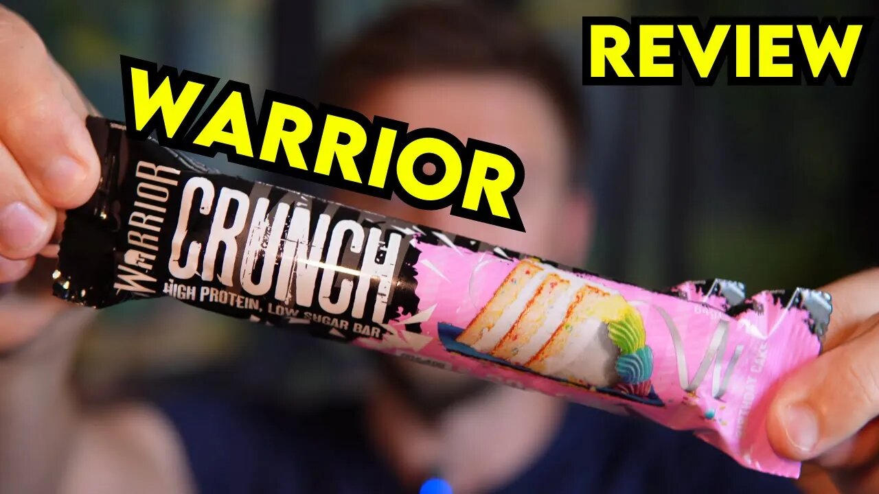 Warrior Crunch Birthday Cake Protein Bar Review