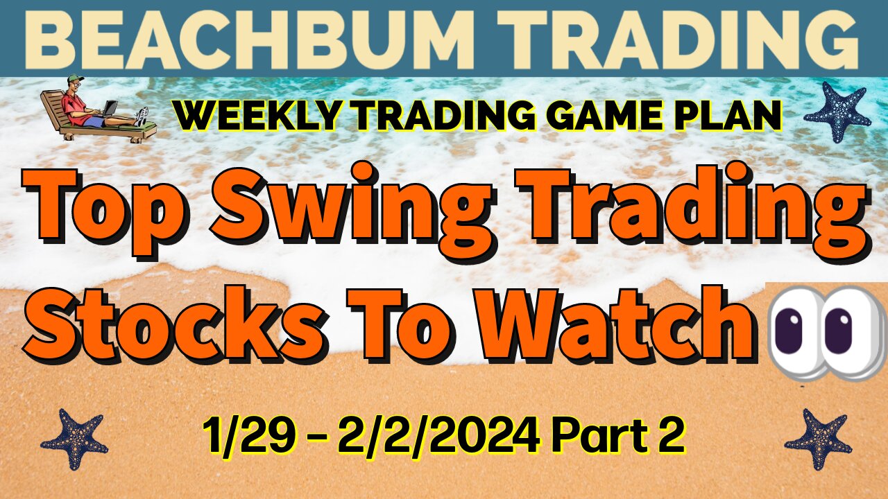 Top Swing Trading Stocks to Watch 👀 | 1/29 – 2/2/24 | PALL TSLY APLY FNGD LABD SIJ SOXS TECS & More