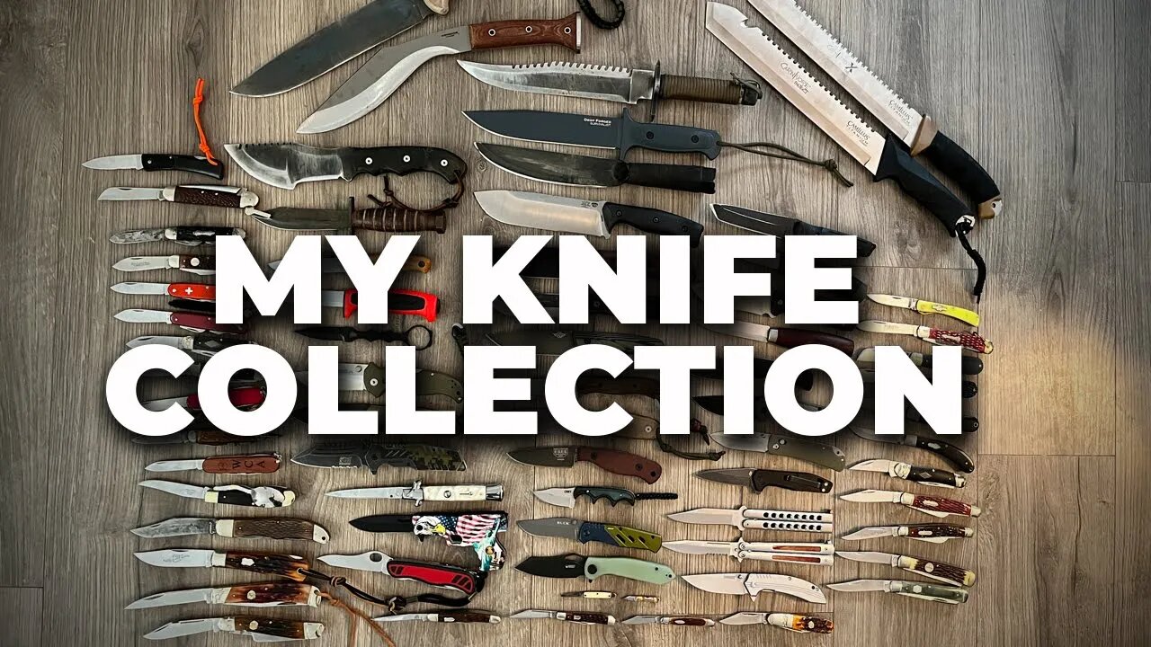 Every Knife I Own in Under 30 Minutes | Knife Collection Overload!