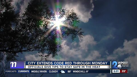 City extends code red through Monday