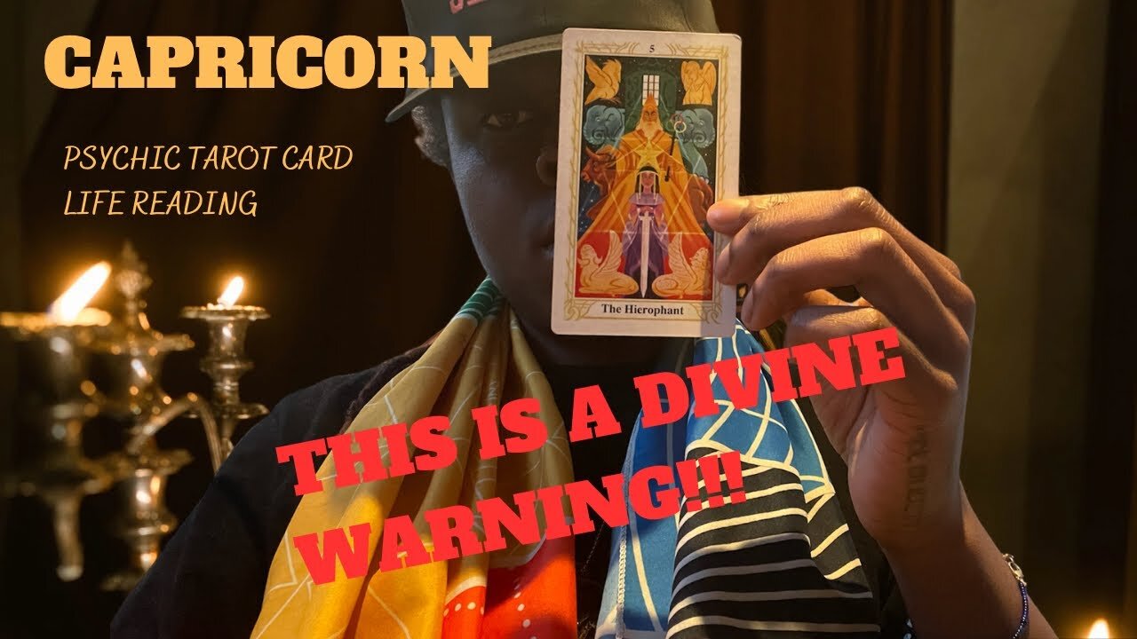 CAPRICORN - “A MUST WATCH!!!” PSYCHIC READING ♑️🐐‼️