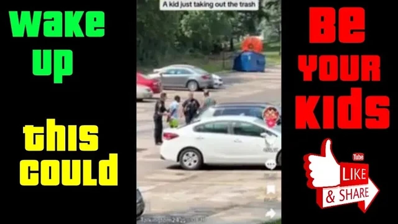 Cops kidnap 12 year old taking the trash out. "wrong suspect" again