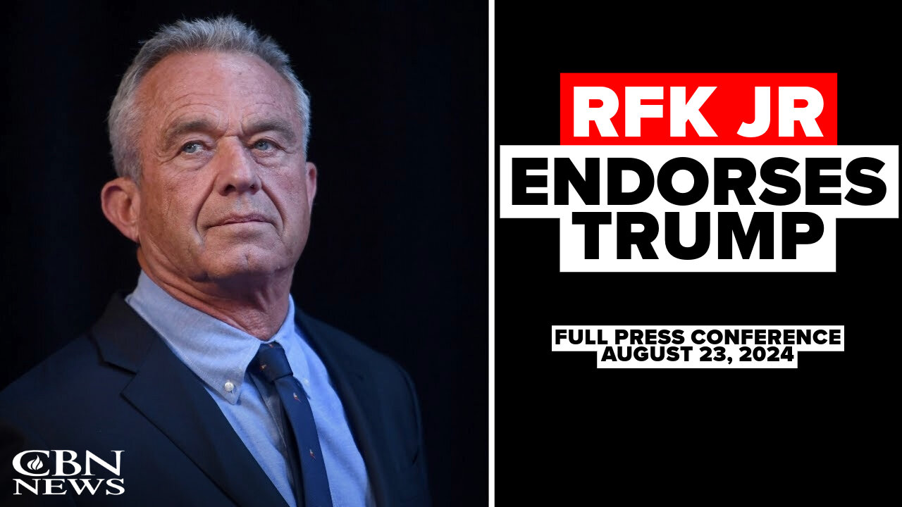 RFK Jr. Endorses Trump, Says Dems Ran 'Sham Primary'