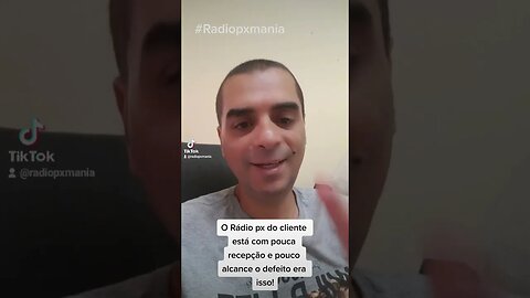 O Rádio px com pouca recepção e pouco alcance o defeito pode ser isso!