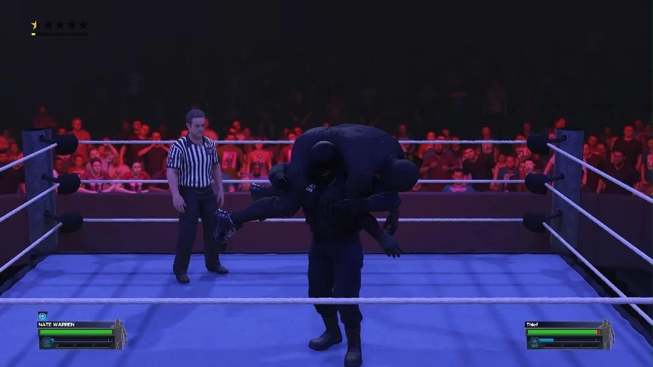 WWE 2K23 - G.C.P.D S.W.A.T Sgt. Nate Warren vs Thief