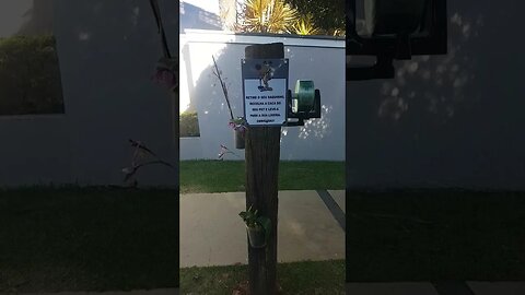 retire o seu saquinho, recolha a cava do seu pet e leve para a sua lixeira, tá ok ? kkk