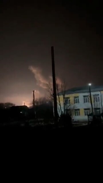 #Ukrainian facility in Svatovo has been decimated by #Russian air strikes 🚨