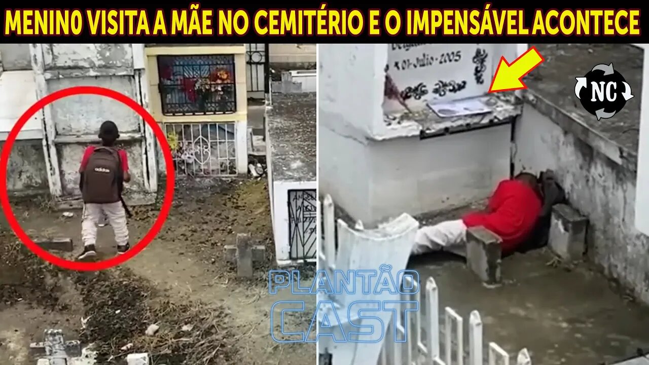 MENIN0 visita TÚMUL0 de sua mãe no CEMITÉRI0 para mostrar suas notas e o impensável acontece