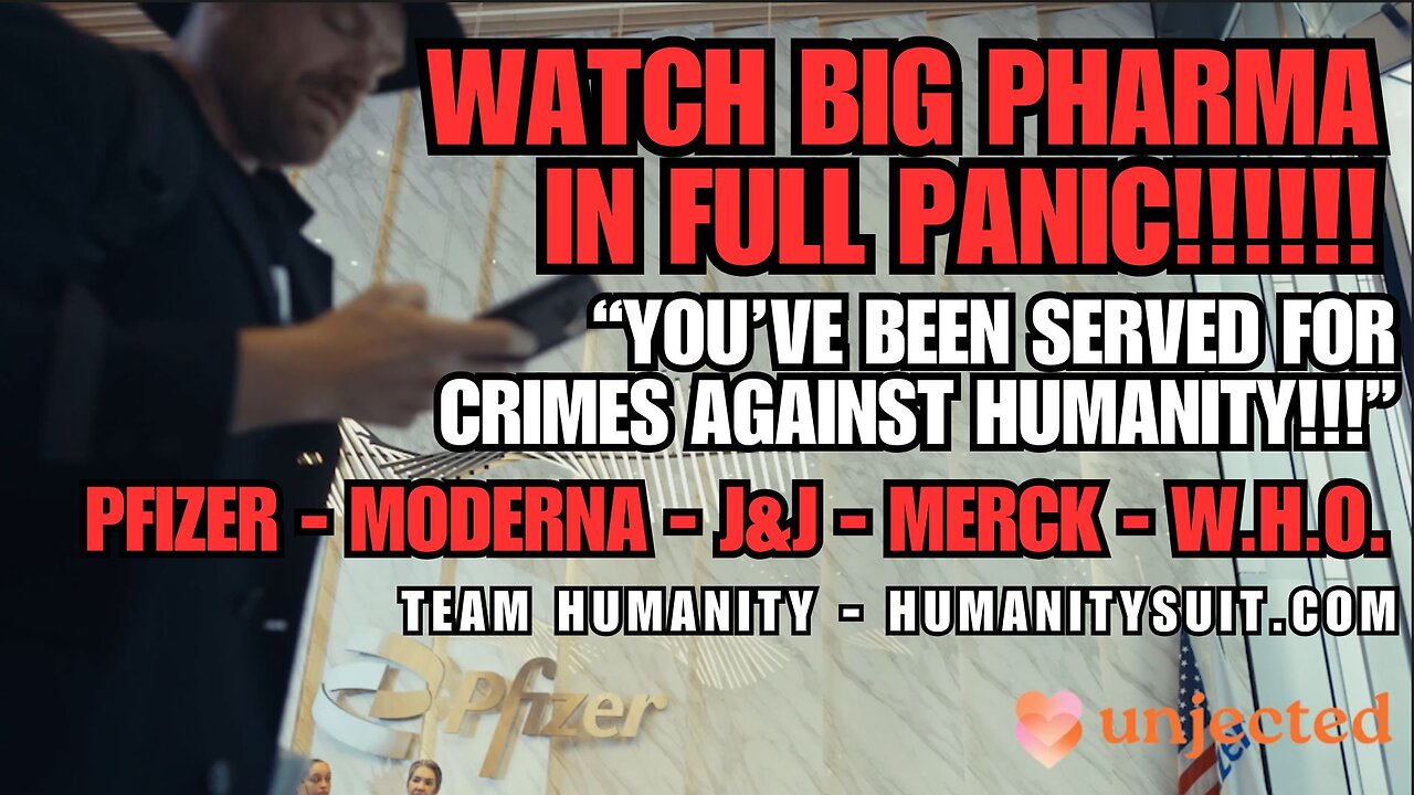 TEAM HUMANITY: YOU'VE BEEN SERVED FOR CRIMES AGAINST HUMANITY - FULL VIDEO