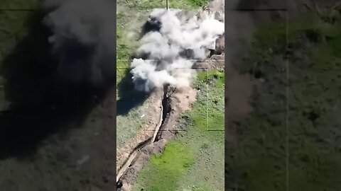 Footage of the mortar strike of the DPR on the fortified area of ​​the Armed Forces of Ukraine