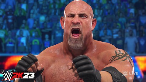 WWE 2K23 GOLDBERG DESTROYS BROCK LESNER | WWE 2K23