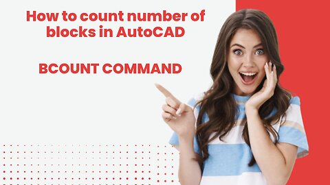 BCOUNT Autocad | Bcount command in AutoCAD | How to use BCOUNT in Autocad