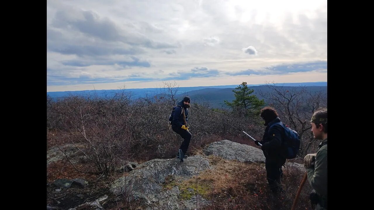 Gung Fu on the Mountain - Wing Chun Short Staff Training - Bear Mountain Summit - Salisbury, CT