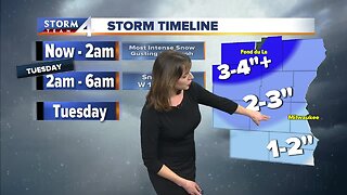 Light snow expected through the night