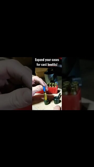 Expand Your Case Mouth For Cast Bullets - Even With Rifle Cartridges!
