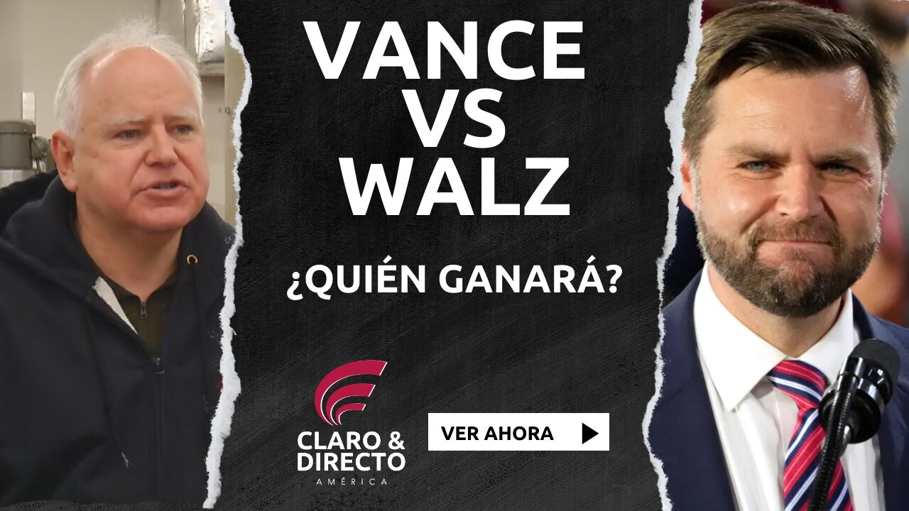 ¡CUENTA REGRESIVA AL DEBATE! J.D. Vance vs. Tim Walz