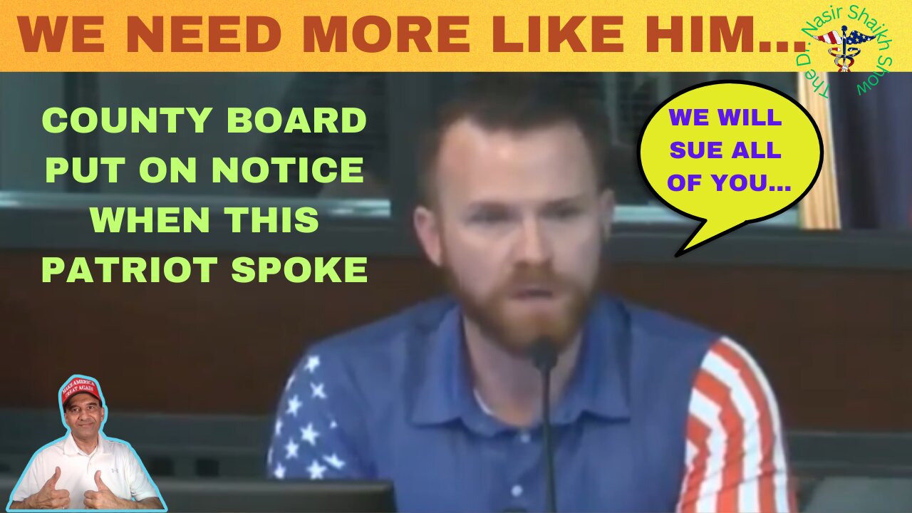 Brave Patriot Takes on County Board: Lawsuit for Fraud Unveiled