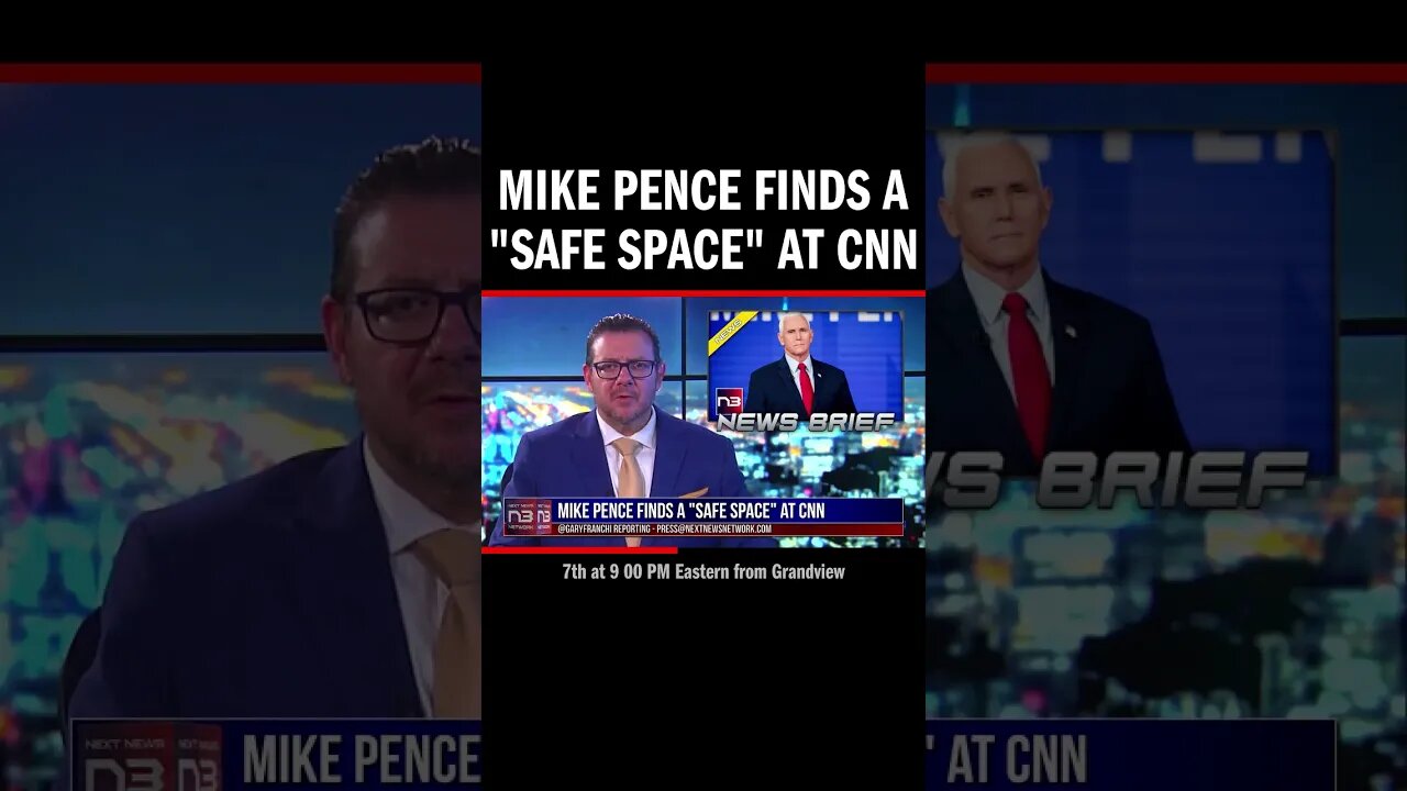 Mike Pence Finds a "Safe Space" at CNN