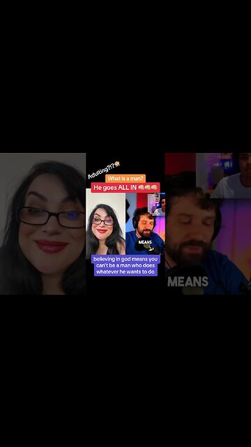 #destinydebates what is the ideal version of a man? Ooft he goes all in here! This is the difference