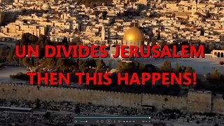 AS UN DIVIDES JERUSALEM, THIS HAPPENS ON TEMPLE MOUNT