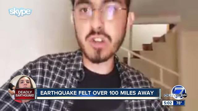 Denver7 journalist recounts Mexico earthquake first-hand; fund set up for Denver's sister city