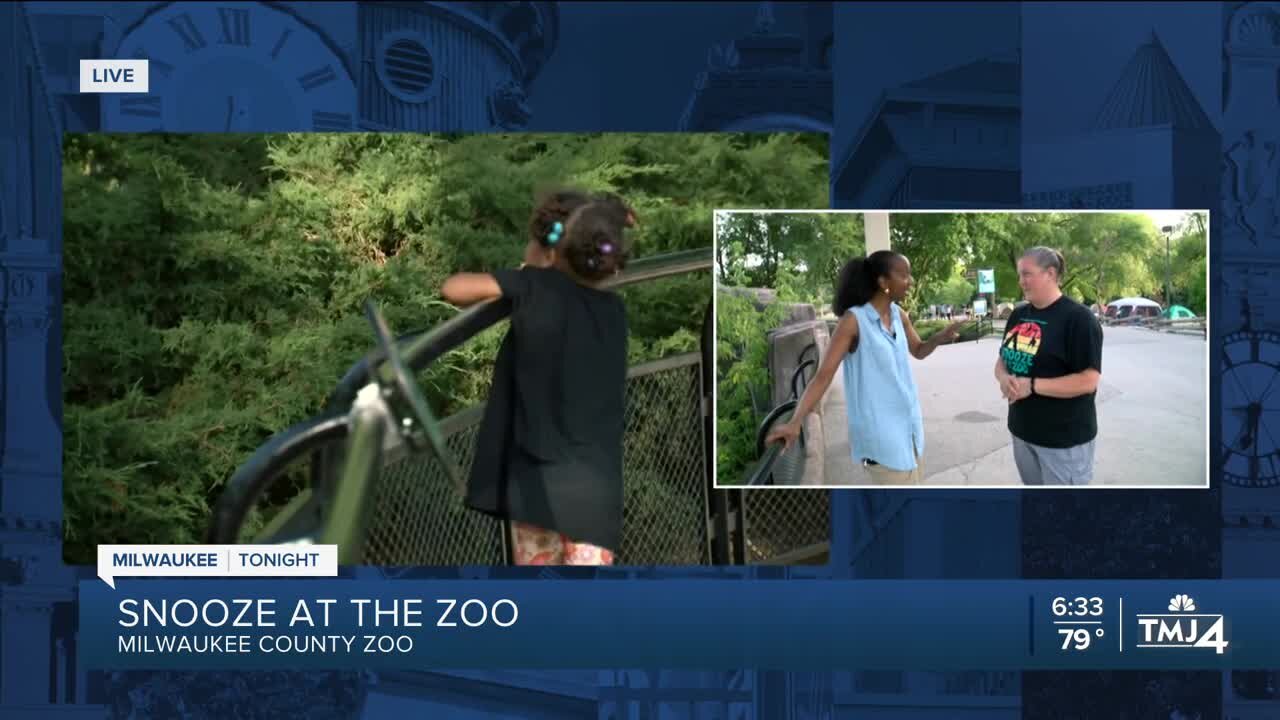 Snooze at the Zoo, spend the night at the zoo