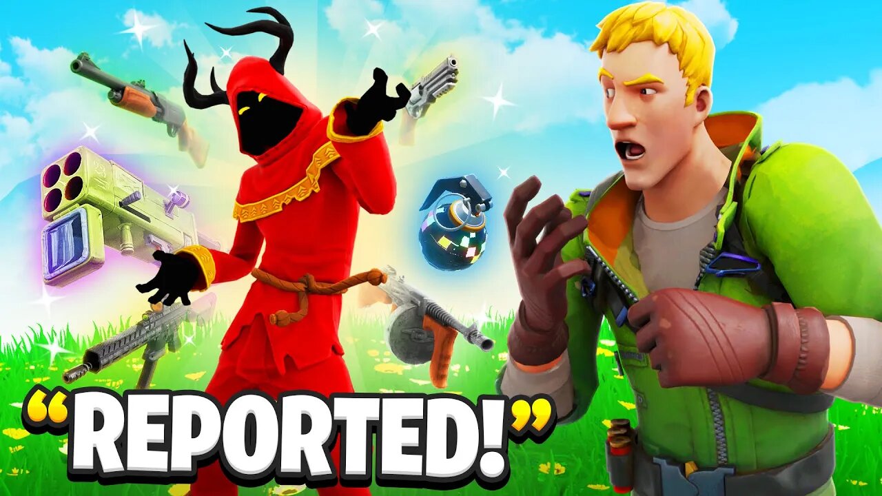 I Trolled Him With UNVAULTED Items In Fortnite