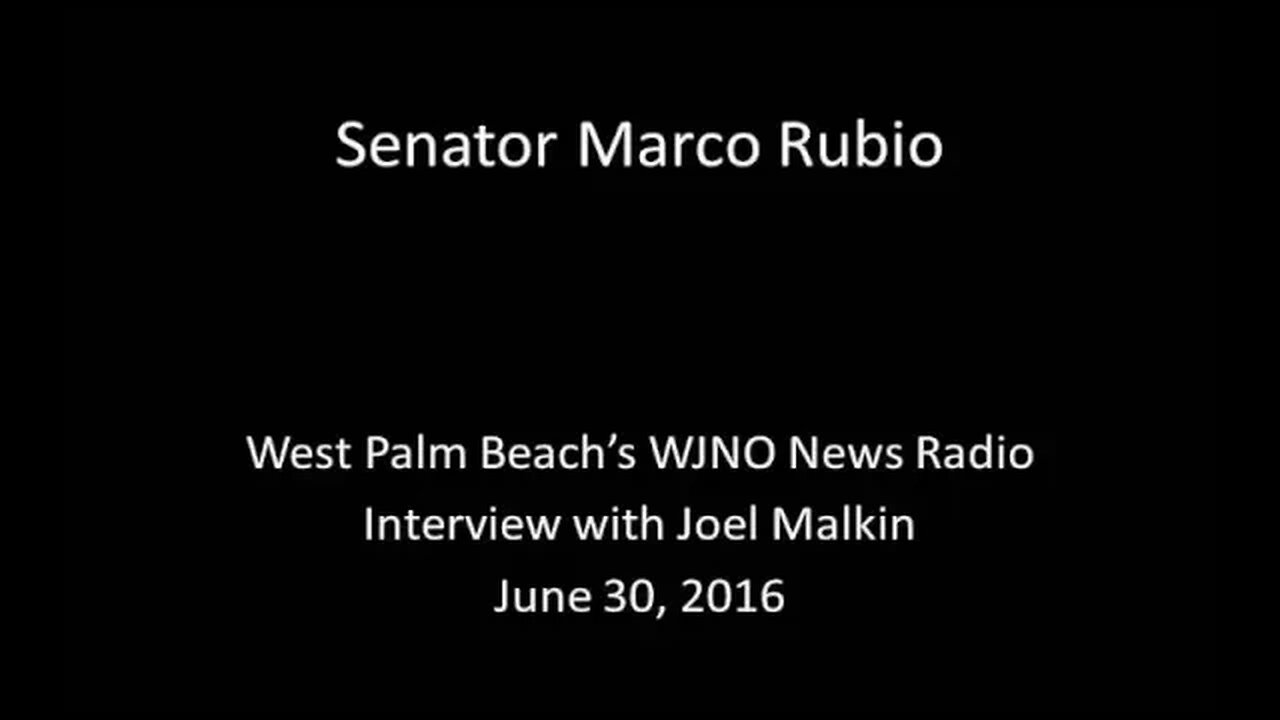 Ahead Of Friday Visit To Treasure Coast, Rubio Discusses Blue-Green Algae Issue