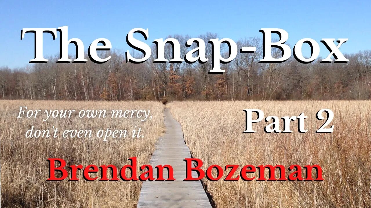 The Snap-Box, Part 2, by Brendan Bozeman (2/7)