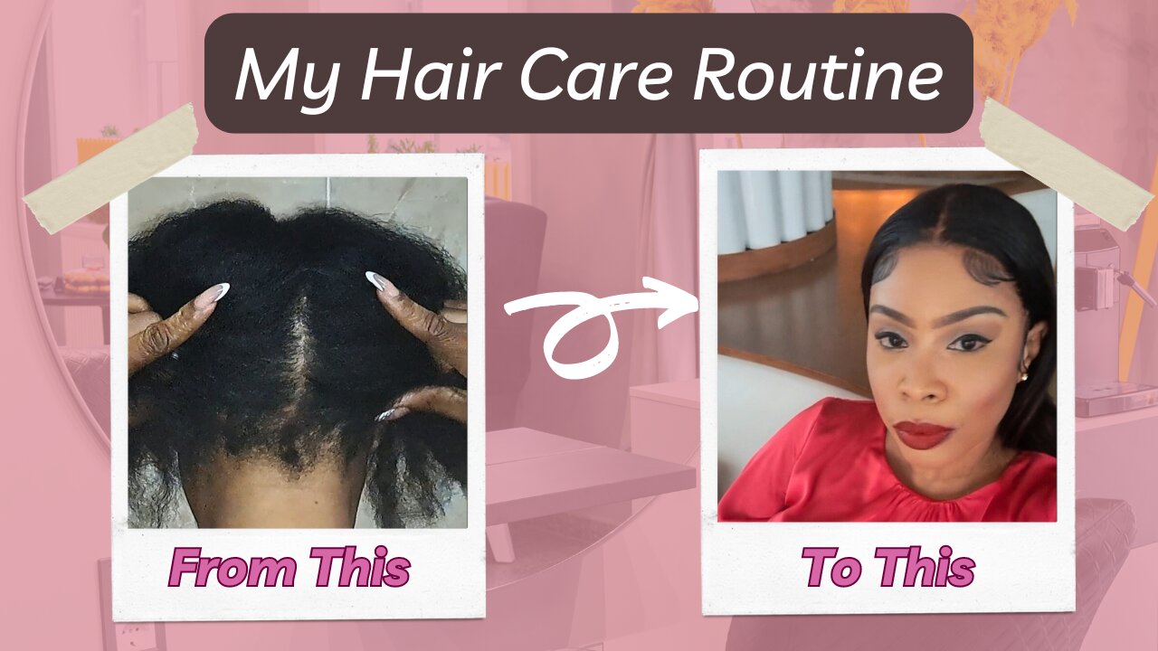 Natural Hair Wash Day Routine and Protective Styling