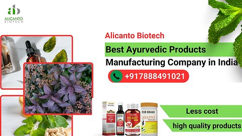 Best Ayurvedic Products Manufacturing Company in India