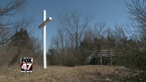 Controversy over cross on state property