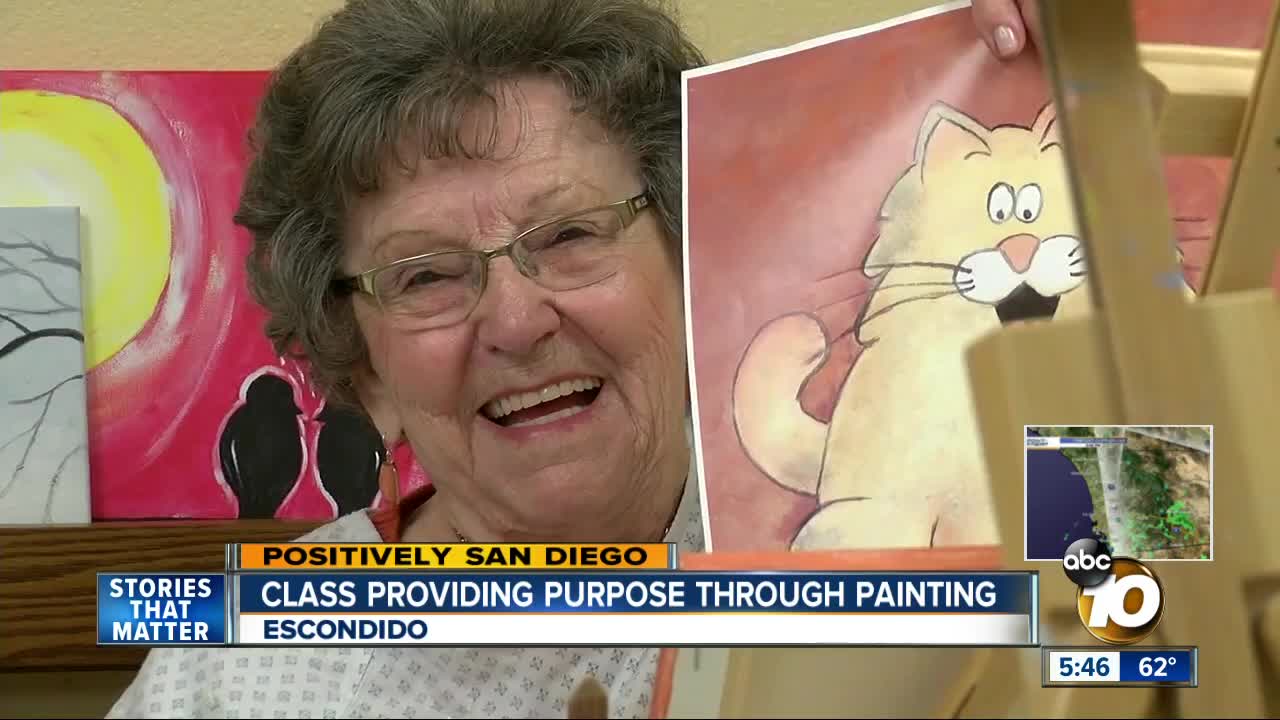 Class providing purpose through painting