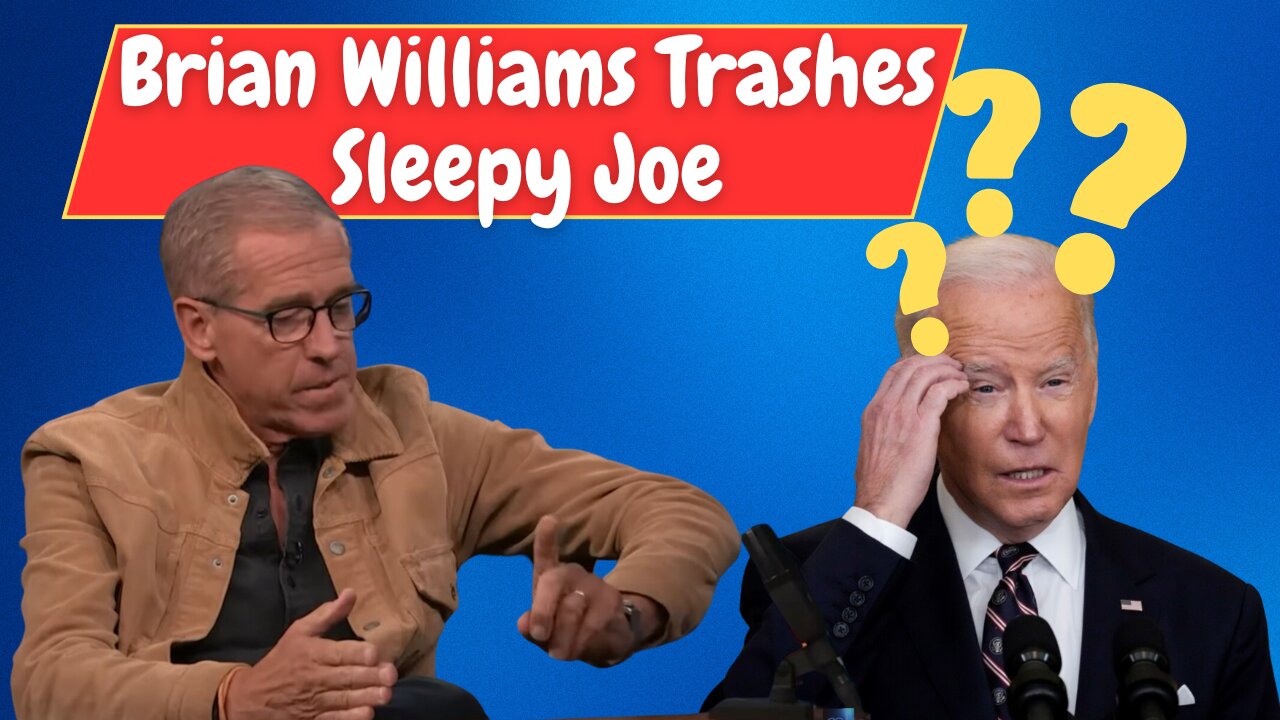 Brian Williams Trashes Sleepy Joe