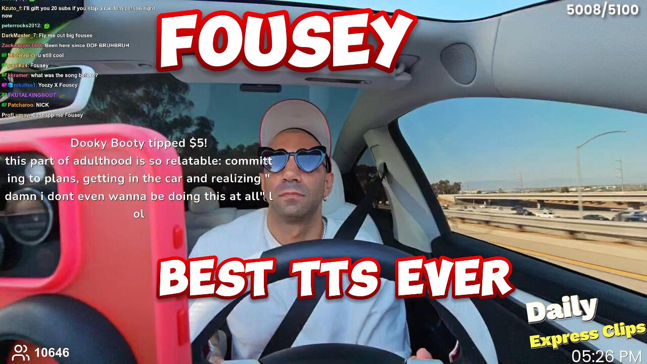 Fousey Best TTS Ever On Stream