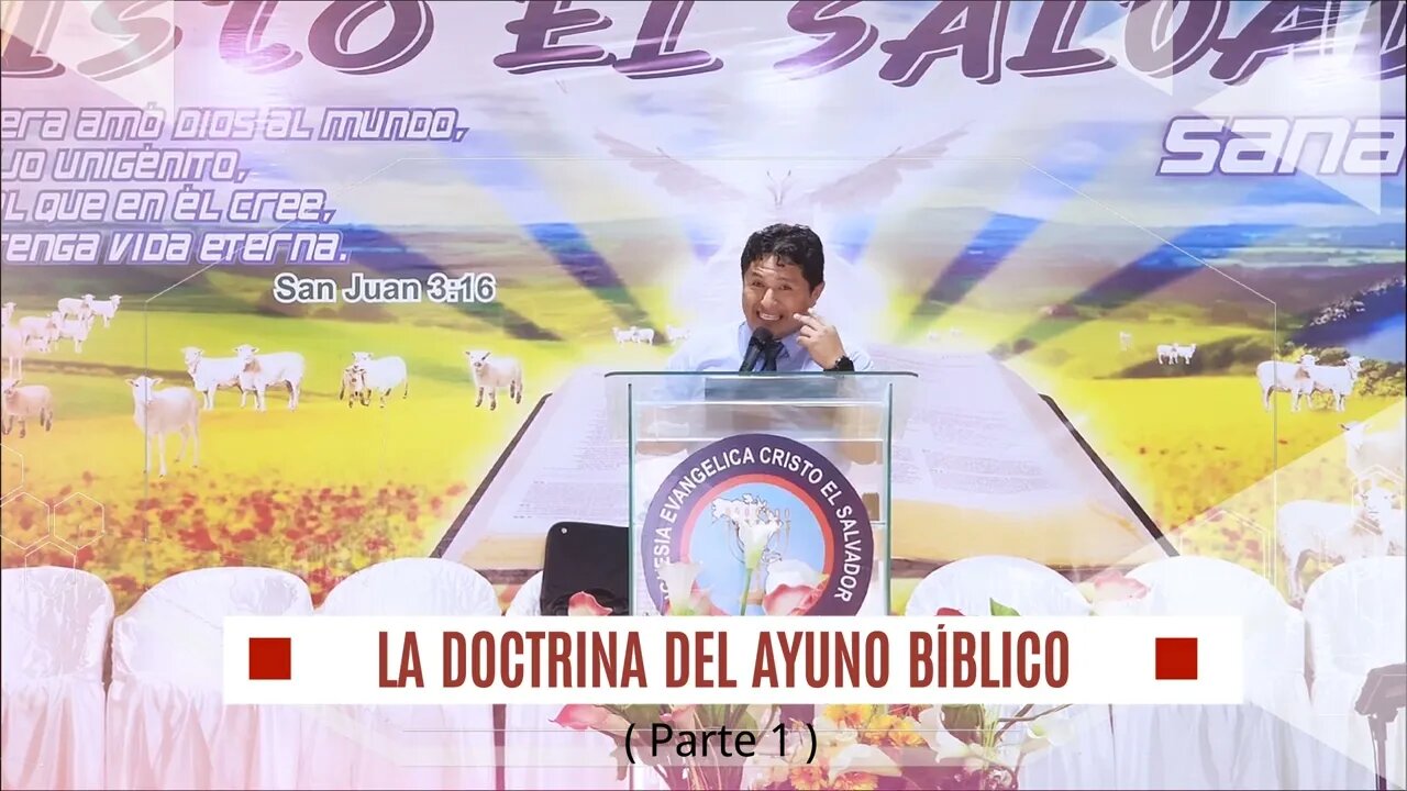 LA DOCTRINA DEL AYUNO BÍBLICO: Parte 1 - EVANGELISTA EDGAR CRUZ