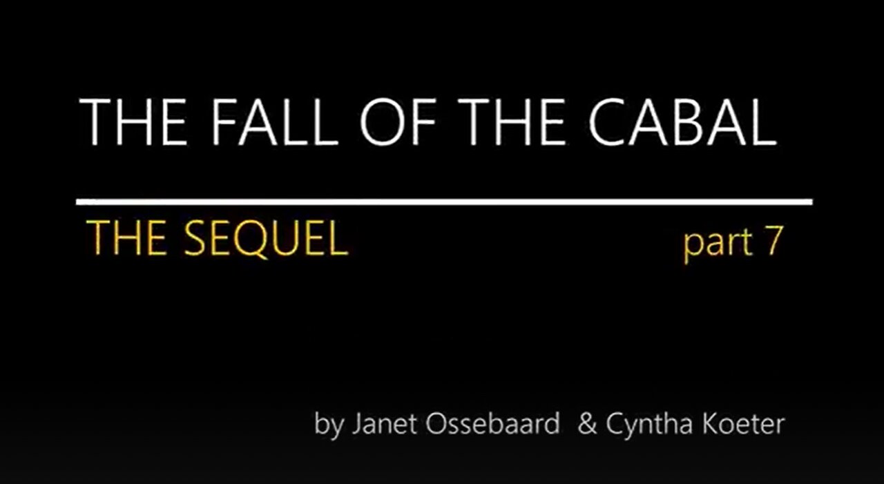 Continuing Sequel 7-8 **The Fall of The Cabal** (Documentary) Was Janet Murdered!?