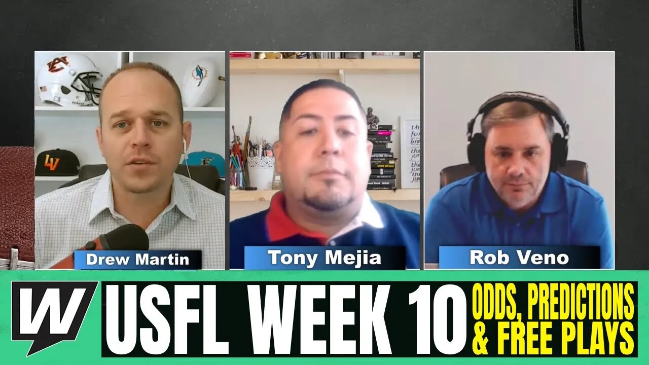 USFL Week 10 Picks & Predictions | USFL Betting Previews | What You NEED to Know Before Playoffs