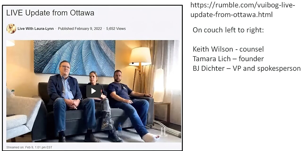 Ottawa Trucker leaders replaced by Cabal members!