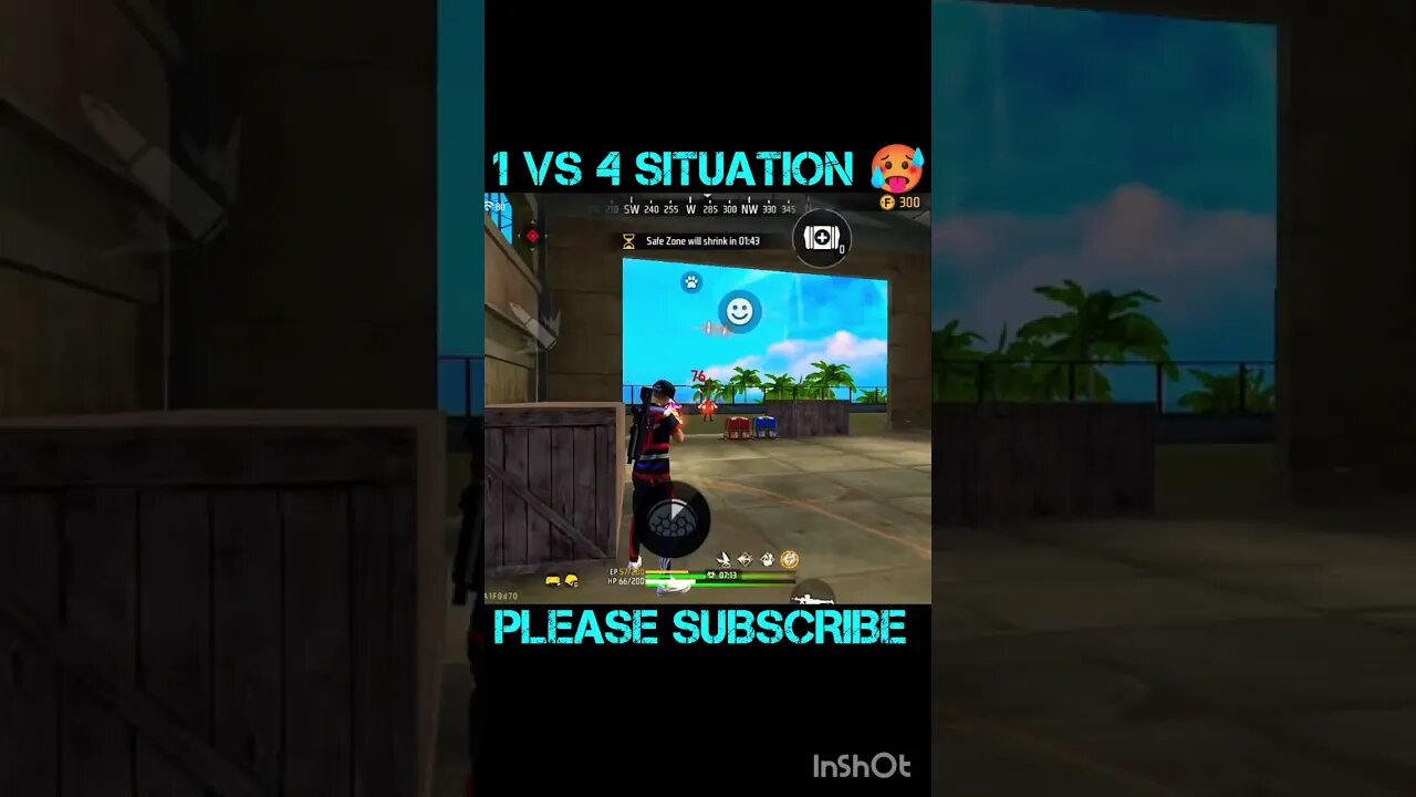 11 vs 4 situation 🥵 sab ko akele maar dala 😂 #shorts #freefire #viral #fkg #ffshorts #ff