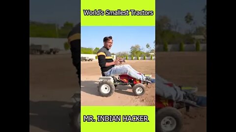 world smallest tractor @mr Indian hacker@dilrajshingrawat👍