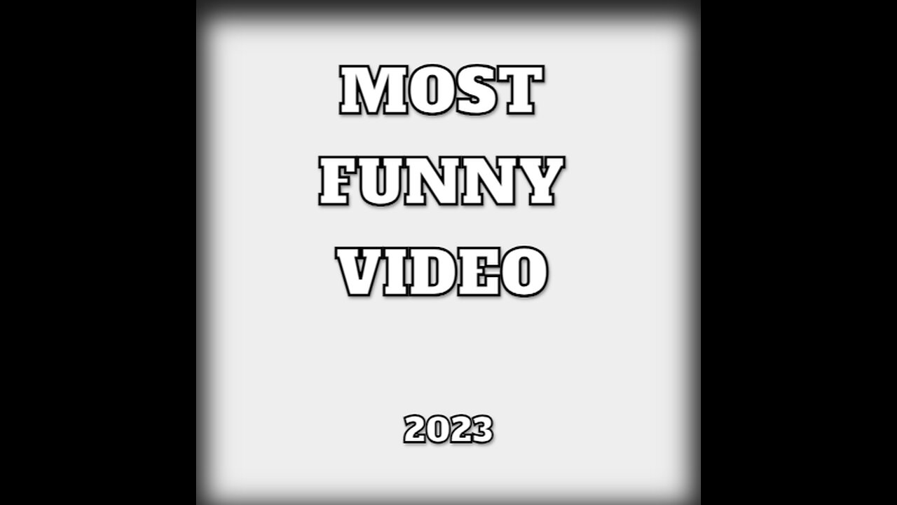 Most Funny Video 2023