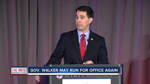 Gov. Scott Walker may run for office again