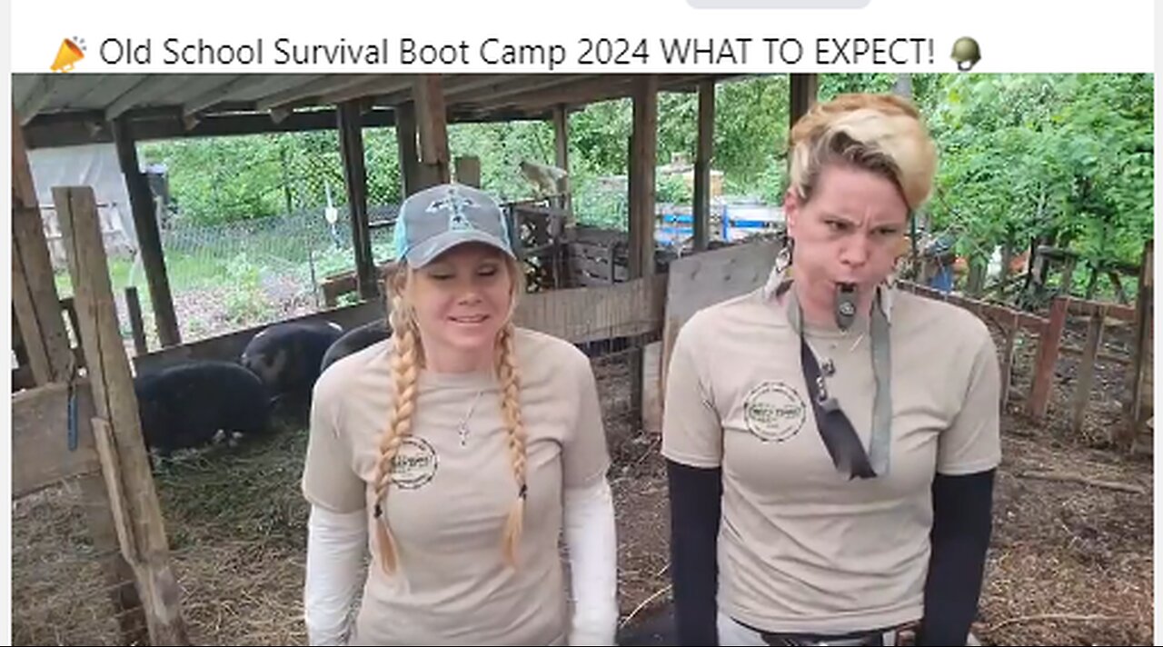 📣 Old School Survival Boot Camp 2024 WHAT TO EXPECT! 🪖