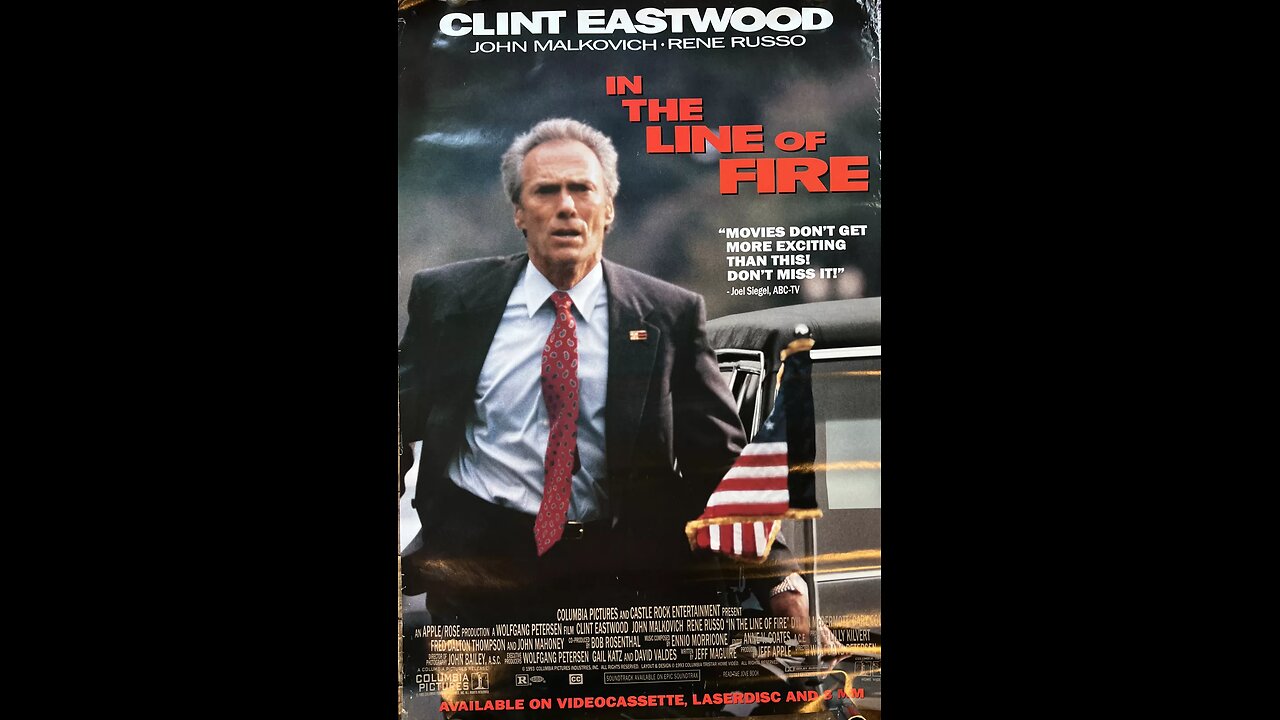 June 16, 1993 - TV Trailer for 'In the Line of Fire'