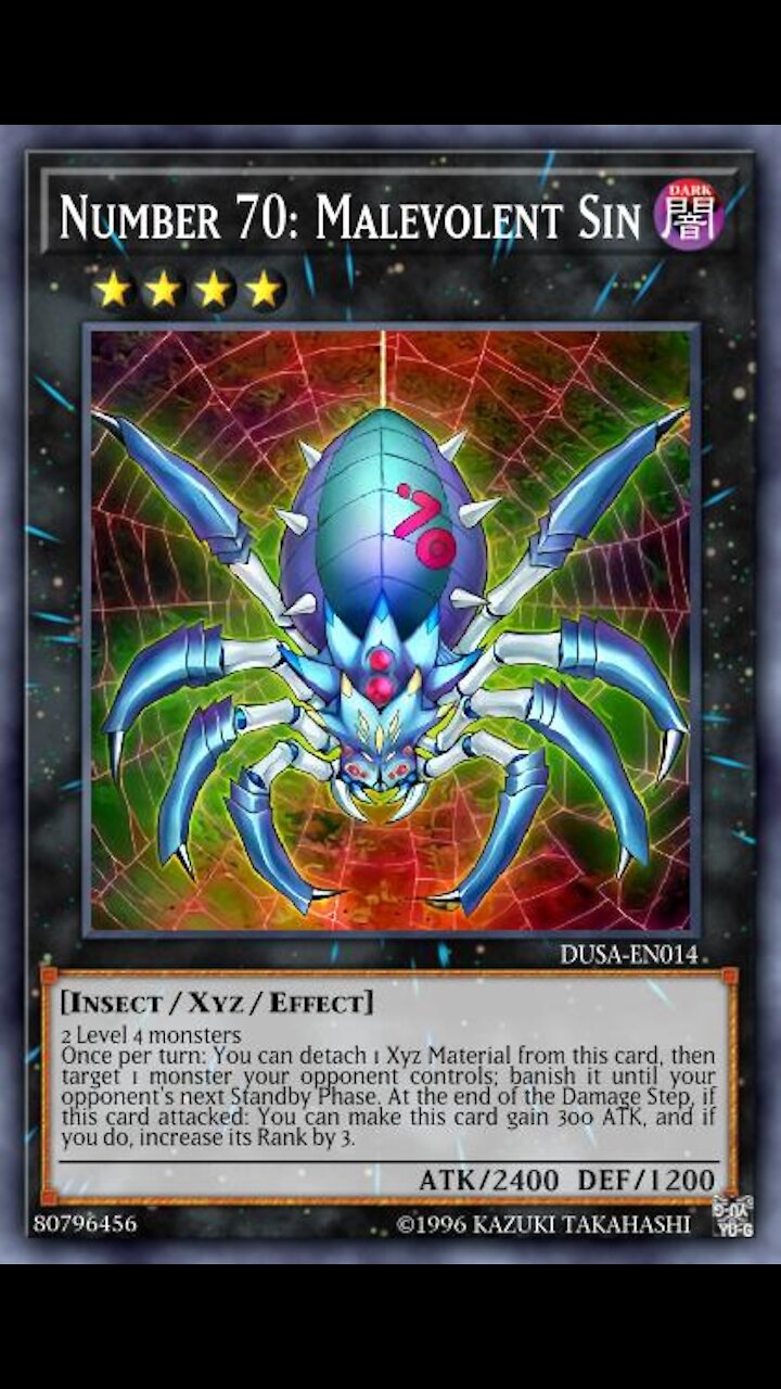 Yu-Gi-Oh! Duel Links - Number 70: Malevolent Sin Gameplay (Box #32